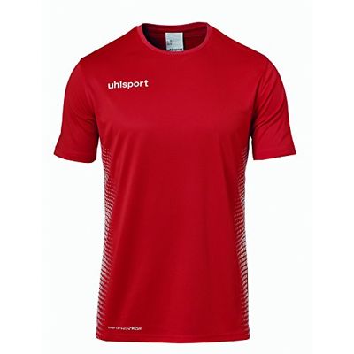 uhlsport Score Maillot et Short Enfant, Rouge/Blanc, x_s