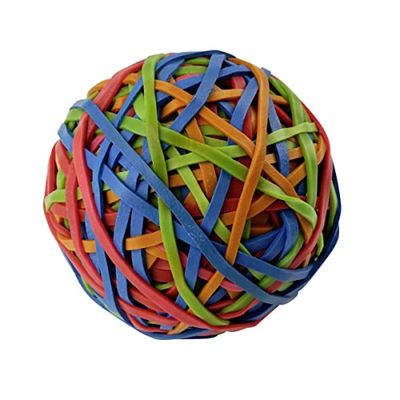 Fackelmann 59959 Gumowa kulka, elastyczna piłka, zapasy gumowe, guma, 7x7cm
