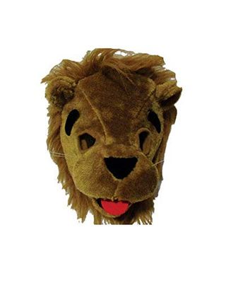 Dress Up America pluche leeuwenmasker - voor kinderen