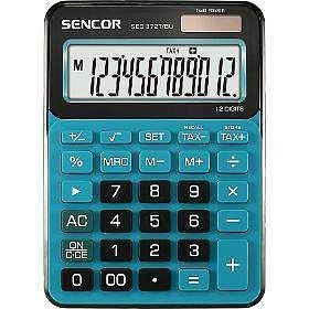 Sencor Calculadora 372 SERIES Oficina 12 dígitos DUAL Azul