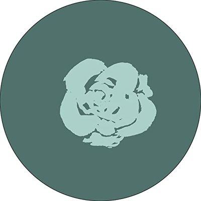 Bonateks, Ronde digitaal bedrukte muismat, antislip onderkant, voor kantoor en thuis, diameter: 22 cm