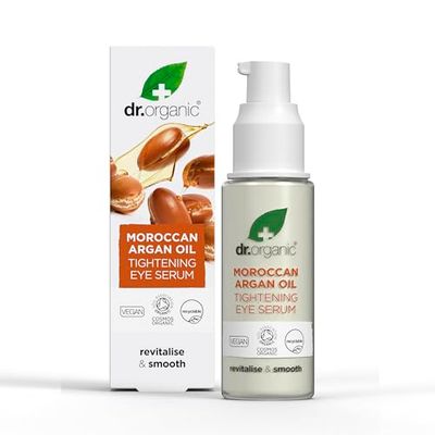 dr.organic argan instant tightening eye serum siero contorno occhi tensore instantaneo 30 ml