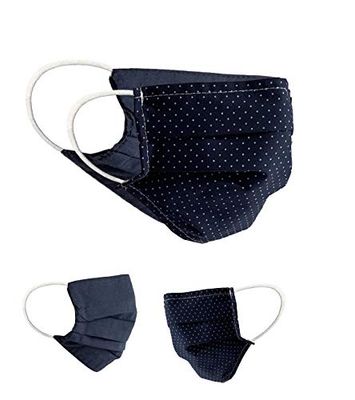 Community Masks 2-pack Set Unisex Makeshift Mask Reversible Mouth Protection Mask Mouth and Nose Protection Reversible Mask With Print Cotton Bci Washable