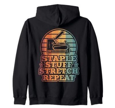 Upholstery, Furniture Refinisher & Upholsterer Zip Hoodie