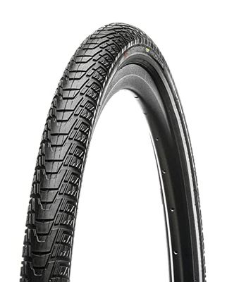 HUTCHINSON (Cycle) HAUSSMANN-Infinity däck/eBIKE-stadscykel/cykelkomfort och manövrerbarhet-styva spännen, svart, mått 700 x 37 mm