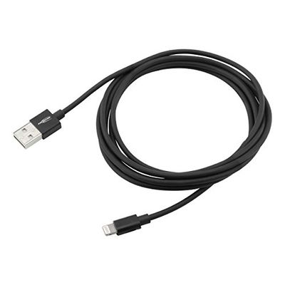 ANSMANN Lightning data och laddningskabel, med Apple MFI-certifiering, mycket flexibel kabel av TPE-plast med sprutad dragavlastning, för t.ex. Apple iPhone iPod och iPad/200 cm lång