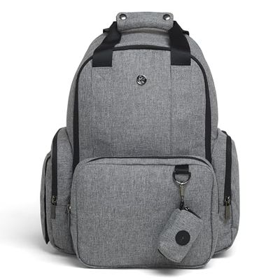 HUGGIES LITTLE HUGS Unisex's Backpack-Diaper Bag, Grey, One Size