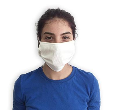 Hilding Sweden Lot de 10 masques pour nez de la bouche Modèle 12 polycoton lavable Blanc