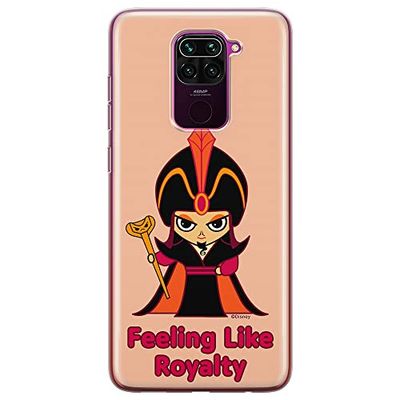 ERT GROUP mobiltelefonfodral för Xiaomi REDMI NOTE 9 originalt och officiellt licensierat Disney mönster Jafar 001 optimalt anpassad till formen på mobiltelefonen, fodral tillverkad av TPU-plast