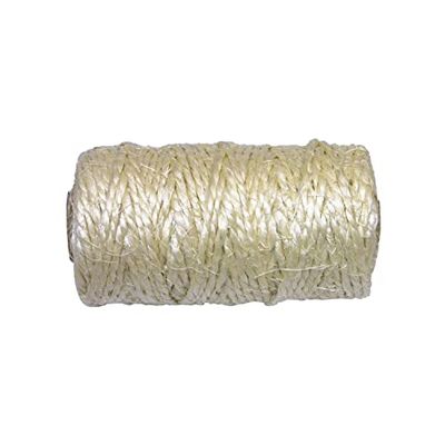 Amig - Rotolo di corda di Sisal Mod.20150 | Bobina in fibra naturale | multiuso Ideale come raschietto per gatti, artigianato, confezionamento, decorazione o giardinaggio | Misure: Ø 2,7 mm x 120 gr