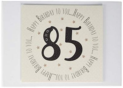 White Cotton Cards MTGA85T - Álbum de fotos de 85 cumpleaños
