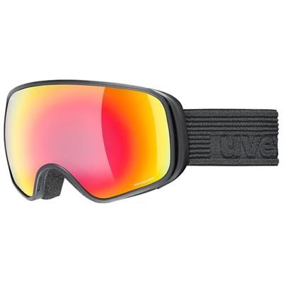 Uvex scribble FM - lunettes de ski pour enfants - Catégorie de filtre 3 - anti-buée - black dl/FM rainbow-cle - one size