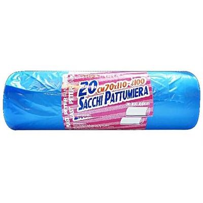 PETER Set di 24 sacchetti per la spazzatura AZZU 70 x 110 h x 20 rotolo Organizzazione della spazzatura, Multicolore, unico