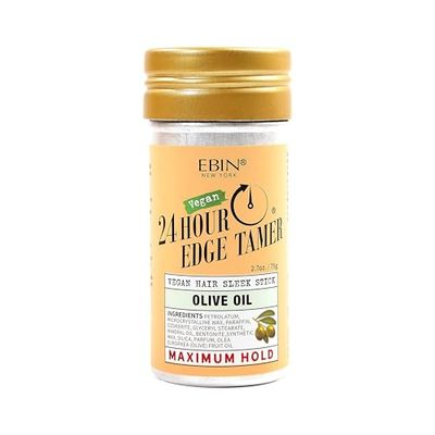 EBIN NEW YORK 24 Hour Edge Tamer Vegan Hair Sleek Stick (2.7oz/75g) - Olive Oil