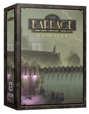 Cranio Creations - Barrage 5th Player Expansion ENG, New Map To Play An Immersive Experience In 5 Players, Expansion, English Language Edition