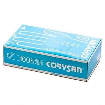 Lot de 100 gants en vinyle Corysan T/Peq