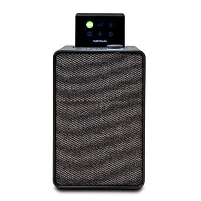 Pure Evoke Spot Equipo de música doméstico Compacto (Radio Dab Dab+ FM, Radio por Internet, podcasts, Spotify Connect, Bluetooth y 20 vatios de Potencia de Audio), Blanco algodón