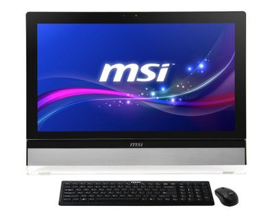 MSI AE2712-008EU 23.6 inch All-In-One Desktop PC (Intel Core i3 3,3GHz, 1TB HDD, 4GB RAM, Touch Screen, USB 3.0, HDMI, Card Reader, Wi-Fi, DVD-RW, Windows 8)