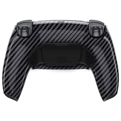 eXtremeRate Kit de reprogrammation Rise 2.0 en fibre de carbone graphite pour manette PS5 BDM-010/020, carte de mise à niveau, coque arrière et boutons arrière redessinés pour manette PS5 – Contrôleur