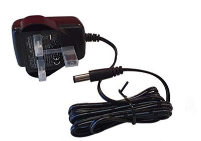 Hoover 48023954 Chargeur de batterie, en Plastique, Noir, Original, Compatible avec les Aspirateurs Sans Fil Hoover H-Free 500, H-Free 700, H-Free 800, Discovery