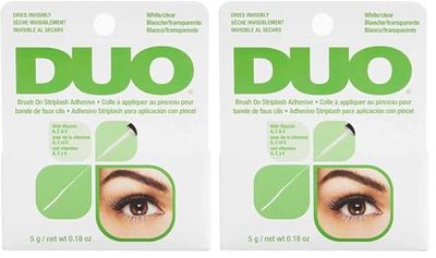 Duo Brush On Striplash Adhesive -White (5g) (Pack of 2)