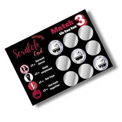Gratta e vinci erotico per adulti. Regalo sexy. Regalo erotico per fidanzato o marito. Regalo per qualsiasi occasione speciale. Regalo birichino per le coppie. (Bagno caldo insieme)