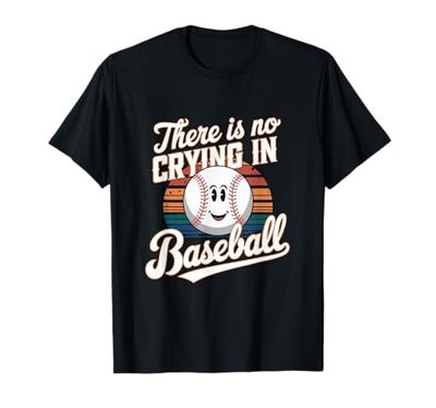 Non c"è pianto nel baseball citazioni divertenti sul baseball Maglietta