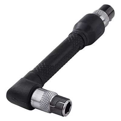 wolfcraft Atornillador manual con diseño angular con 2 portapuntas I 1573000 I Para trabajos en puntos de difícil acceso y espacios reducidos