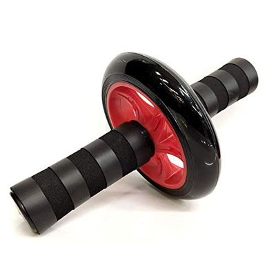Buiktrainer AB Roller | antislip wiel voor buikspieren, armen, schouders en rug | versterkt je training thuis | fitness trainer home ABS workout