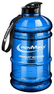 IronMaxx Galão de água - azul 2200 ml | livre de BPA e DEHP | garrafa à prova de fugas com escala de medição, disponível em cores diferentes