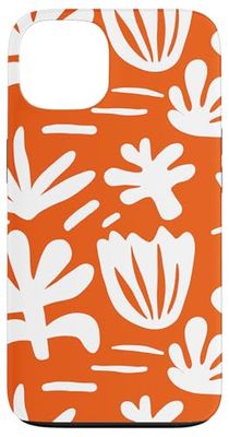 Flower pattern in orange Case for iPhone 13