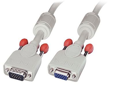 LINE VGA-verlengkabel, lichtgrijs, 2 m