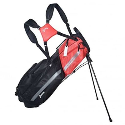 Srixon - Bolsa de Golf Lifestyle Stand - 4 divisores de Palos - 4 Bolsillos con Cremallera, Incluido un Bolsillo Grande Aislado - Correas de Transporte Dobles - Capucha de Lluvia incluida