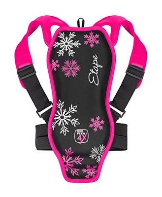 Etape Unisex Youth 2095312_116-134 Sporthelm, Zwart/roze, 116-134 cm