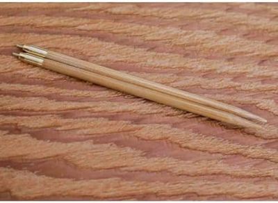 Seeknit - Seeknit Koshitsu Ligero y Pulido Bambú (5cm, 2.75mm, Screw Size M1.8) Intercambiable Circular Aguja de Punto Consejos - 2 Pedazos