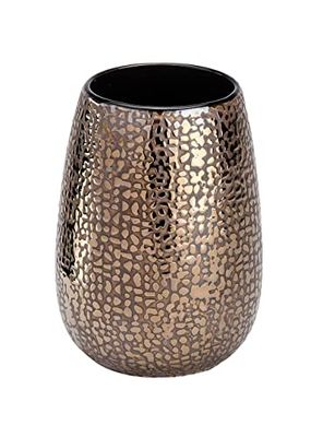 WENKO Bicchiere portaspazzolini Marrakesh, Ceramica, 8.3 x 11.4 x 8.3 cm, Marrone