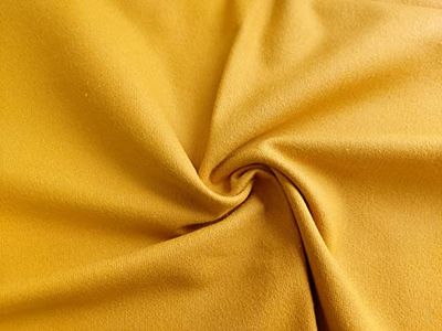 Brushed Cotton Flannel Fabric Material Wynciette Ochre, 1Mtr 140cm x 100cm