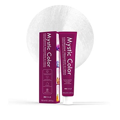 Mystic Color - Permanent Cream Coloring with Argan Oil and Calendula - Long Lasting Hair Color - Extreme Ash Blonde Hair Dye Permanent 12.1-100ml