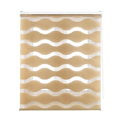 Decorblind | Tenda avvolgibile a doppio strato, notte e giorno, installazione a parete o a soffitto, misura della tenda: 160 x 180 cm larghezza x lunghezza/misura del tessuto: 157 x 175 - Tenda colore