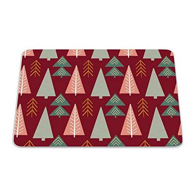 Bonamaison, Tapis de Souris Rectangle Imprimé Numériquement, Fond Antidérapant, pour Bureau et Maison, Taille: 22x18cm