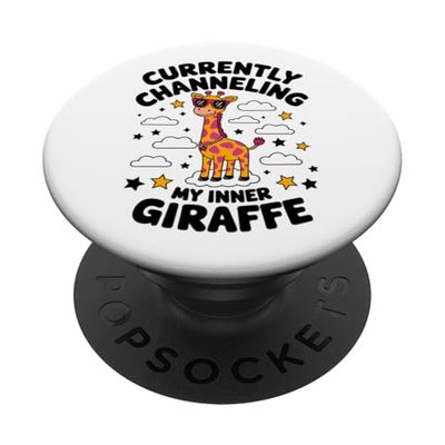 Da rienda suelta a tu jirafa interior PopSockets PopGrip Adhesivo