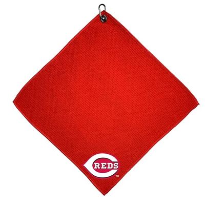 Team Golf MLB Cincinnati Reds mikrofiber golfhandduk, 35 x 35 cm