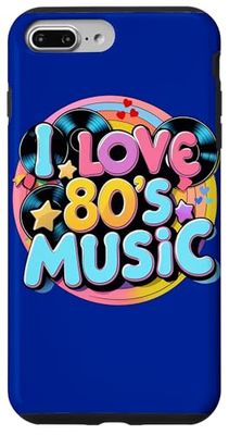 80s MUSIC I LOVE THE EIGHTIES 80's Case for iPhone 7 Plus/8 Plus