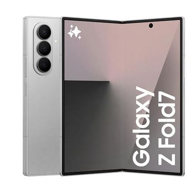 Samsung Galaxy Z Fold7 Smartphone AI pieghevole, 3 anni di Garanzia del produttore, RAM 12GB, 256GB, Display 6,5"/8'', Camera 200MP, Batteria a lunga durata, Silver Shadow [Versione italiana]