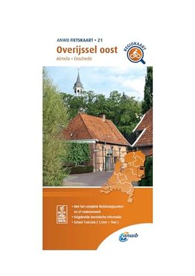 Overijssel East cycling map: Almelo, Enschede (ANWB fietskaart (21)): 1:66.666 (Fietskaarten)