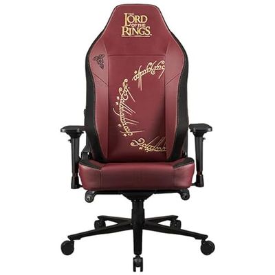 Iconic Silla gaming o de oficina Apollon collector El Señor de los Anillos, Asiento gamer ergonómico, Rojo