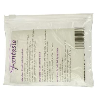 Fantasia - Microfibre Cosmetic Cloth for Removing Make-Up, Dimensions: 22 x 22 cm