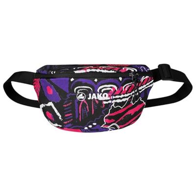 JAKO Sac Banane Unisexe - Blanc/Rose/Violet/Noir - Taille Unique