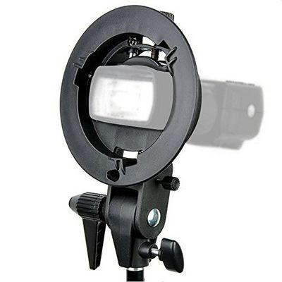 Godox S-type beugel Bowens Mount Houder voor Speedlite Flash Snoot Softbox Honingraat