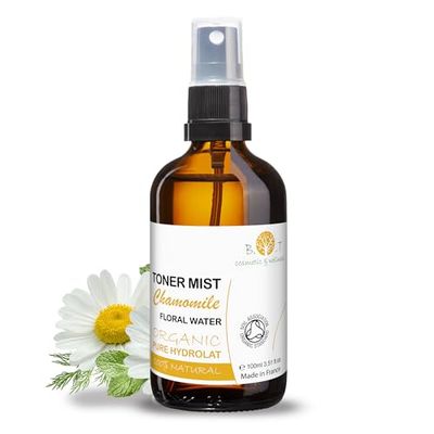 B.O.T Cosmetic & Wellness - Limpiador Facial Camomila 100ml | Para Piel Sensible | Tonico Calmante | Mejora Piel Seca | Natural para Rostro y Cabello, 100 ml